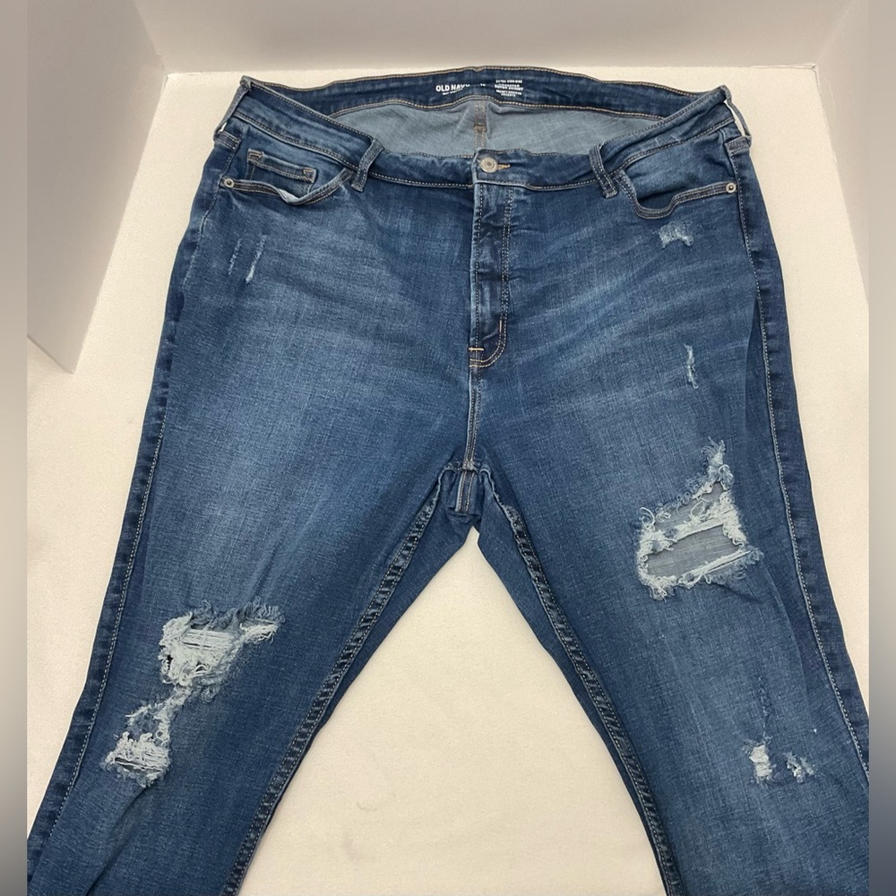 OLD NAVY ROCKSTAR SUPER SKINNY JEANS - SZ 18